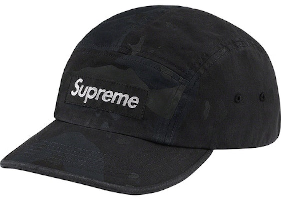 Black camp cap sales