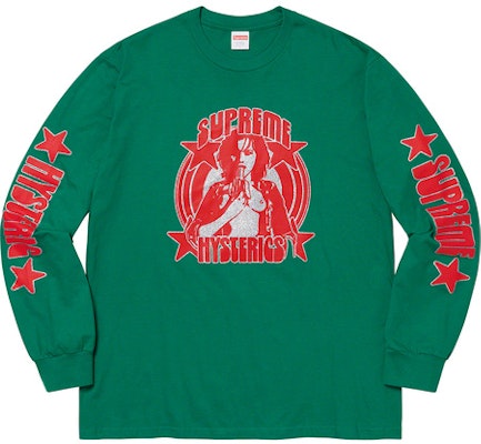 Supreme HYSTERIC GLAMOUR L/S Tee Green - Novelship