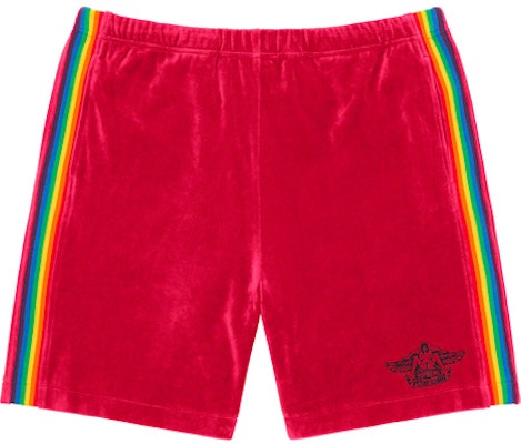 Supreme HYSTERIC GLAMOUR Velour Short Dusty Red Novelship