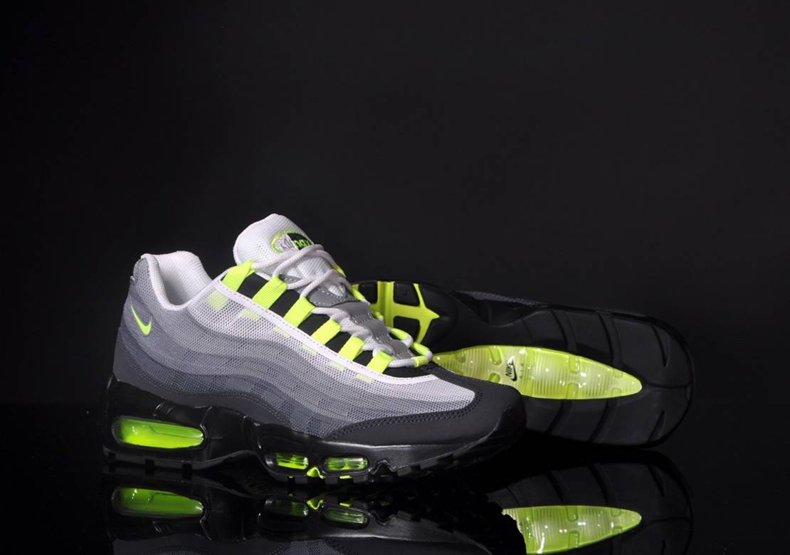 Details for Nike Air Max 95 Premium 'Tape Neon' Sepatu Sneakers 624519-070