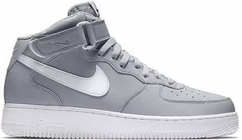 Nike Air Force 1 Mid Wolf Grey White 315123-033 Nike Air Force 1 Mid Wolf Grey White 315123-033
