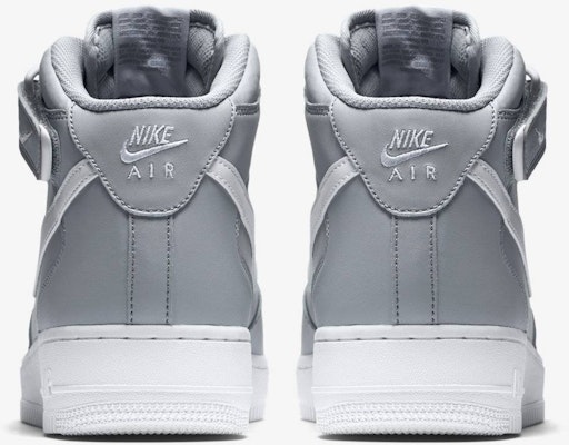 Air force 1 sales mid wolf grey/white