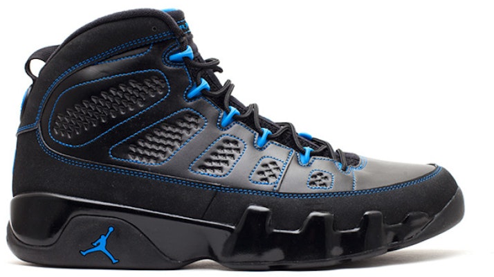 Air Jordan 9 Photo Blue Black Bottom B Grade 302370 007 B