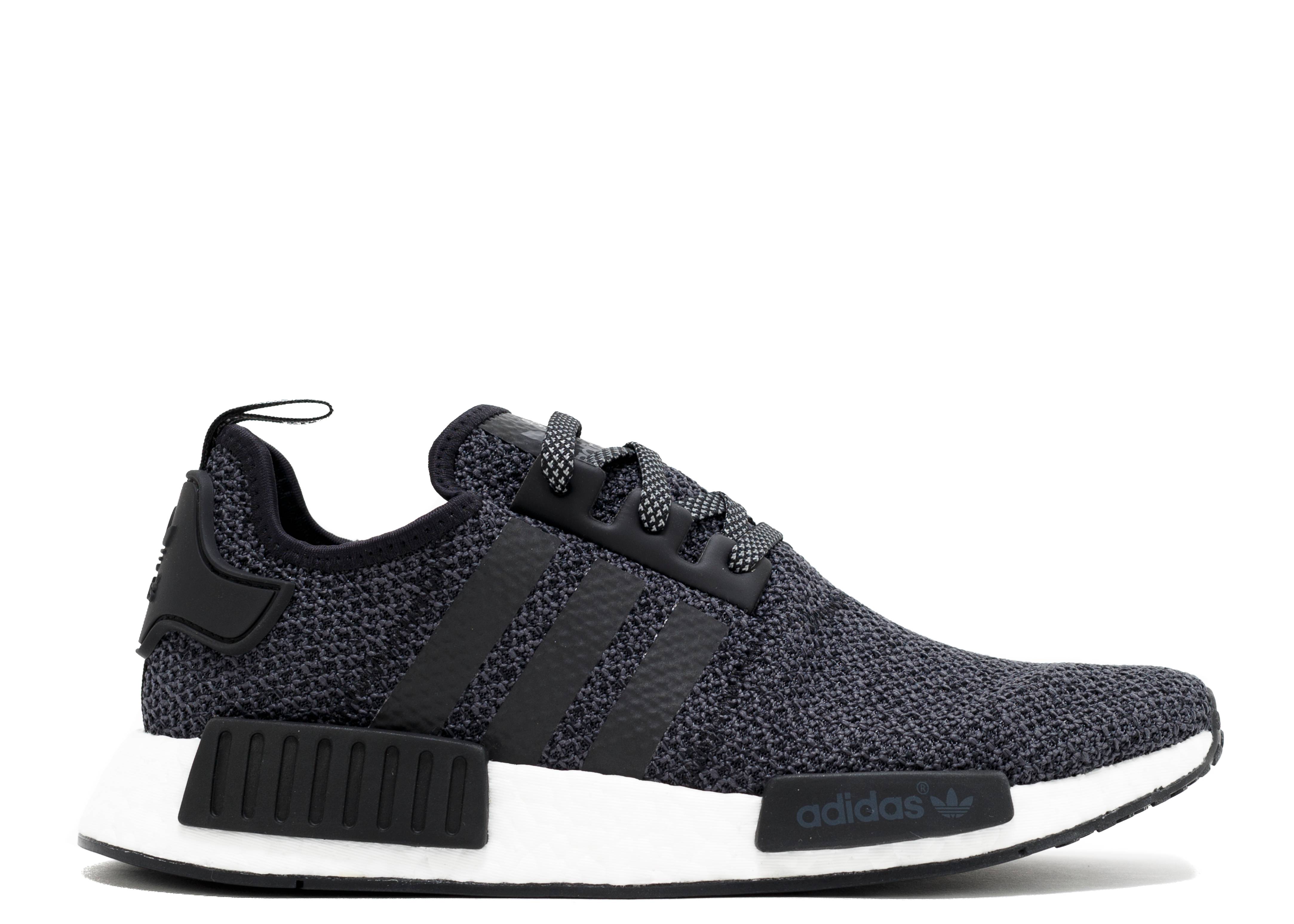 nmd r1 black reflective
