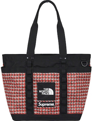 Supreme x The North Face Studded Explore Utility Tote Red