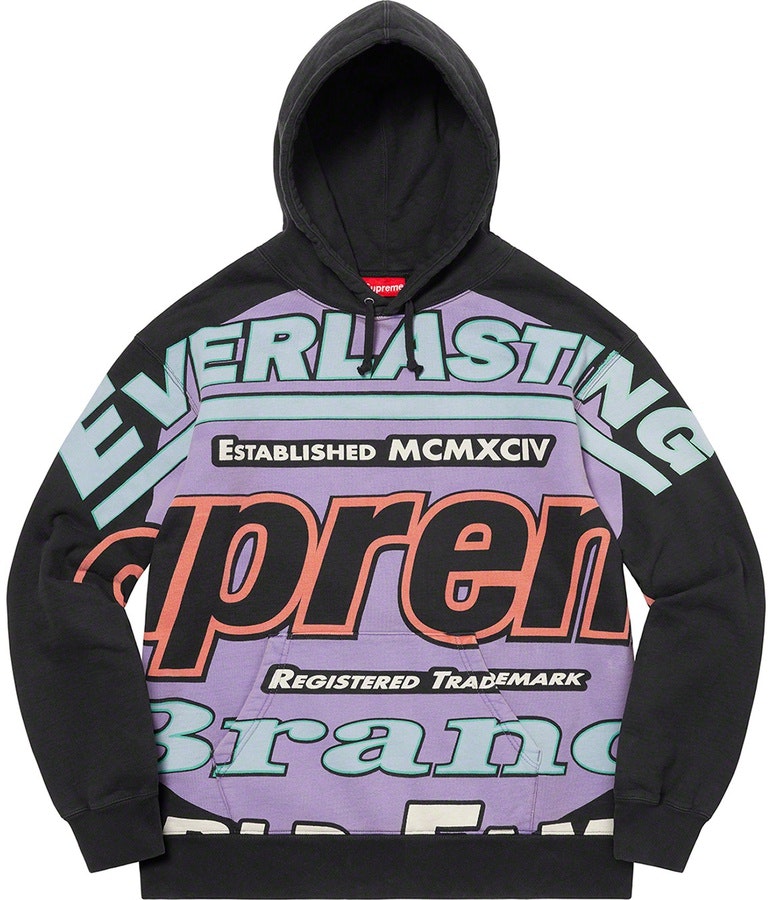 Supreme Everlasting Hooded Sweatshirt Black - Novelship