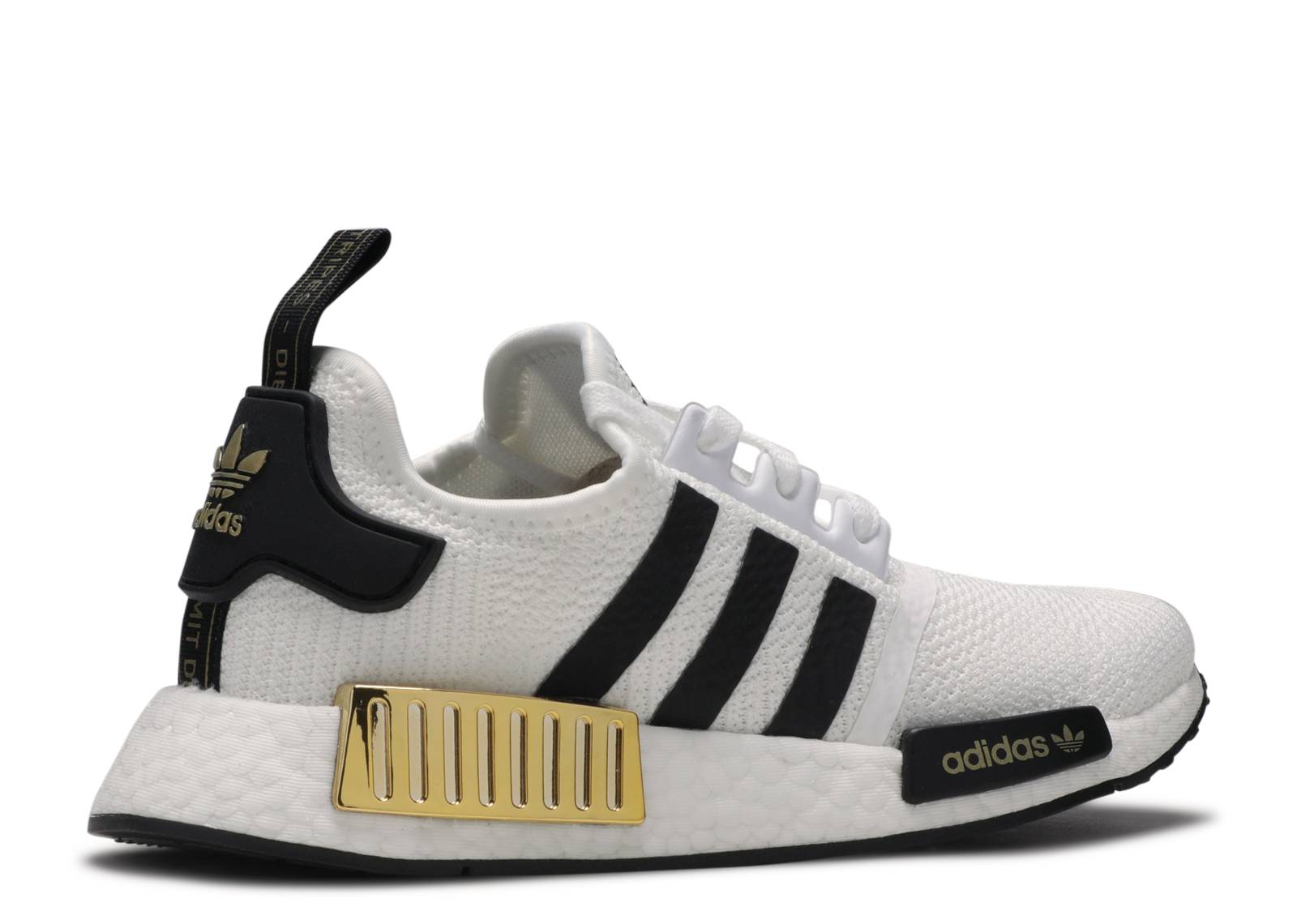 nmd white and gold