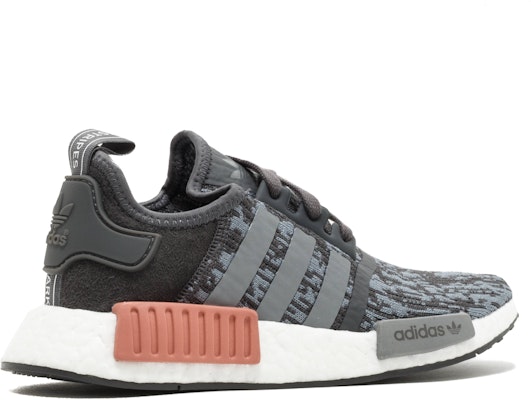 Adidas nmd r1 2025 heather grey raw pink