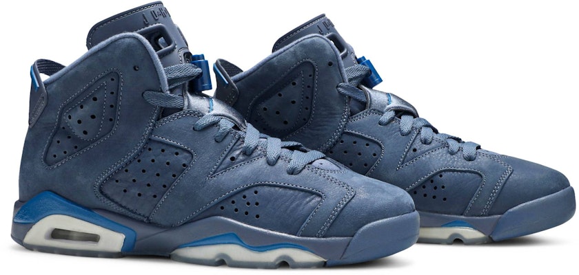 Grade School Air Jordan 6 Retro Diffused Blue 384665 400