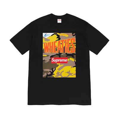 Supreme x Wheaties Tee Black