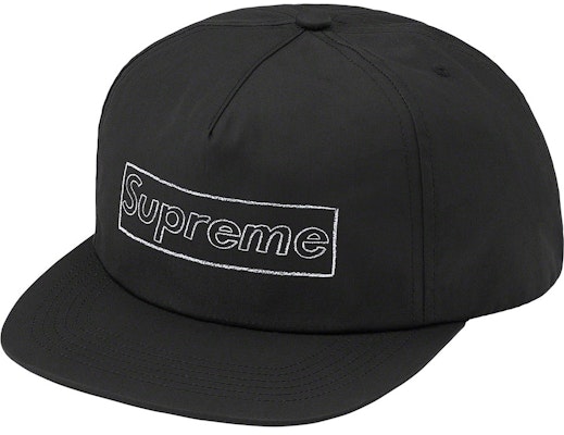 Supreme x KAWS Chalk Logo 5‑Panel Black - Novelship