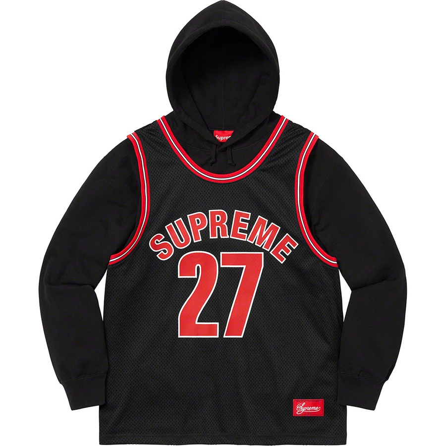 supreme jersey hoodie
