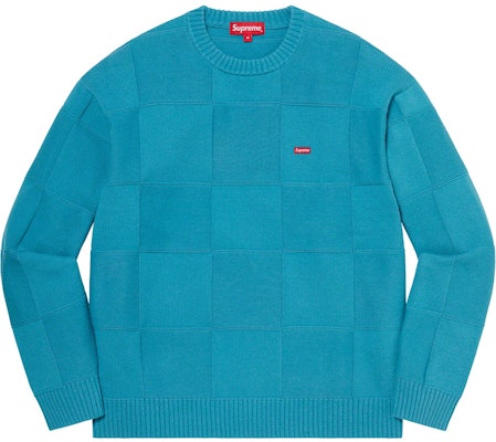 セーターTonal Checkerboard Small Box Sweater
