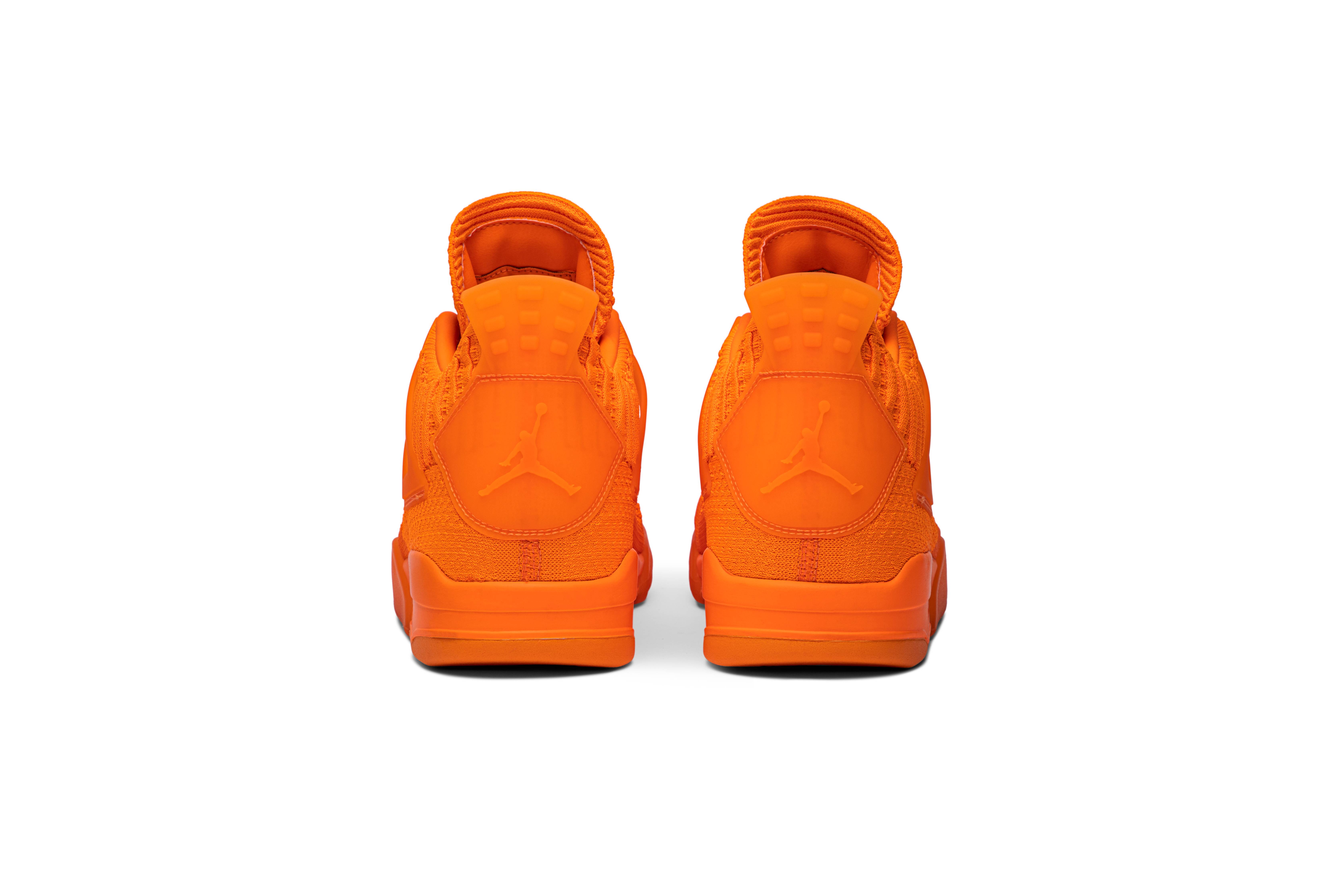 air jordan 4 flyknit orange
