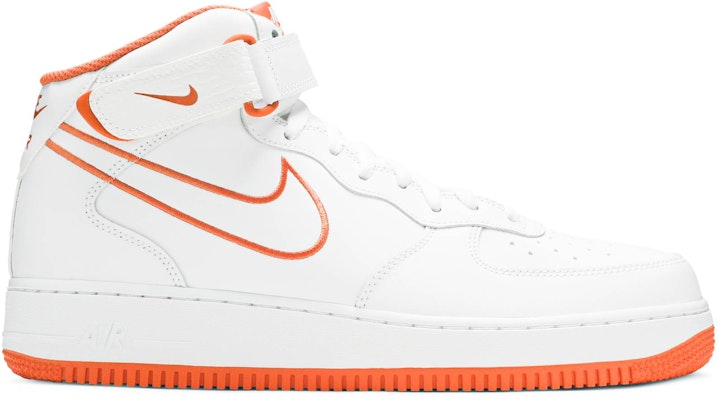 Air force one mid discount orange