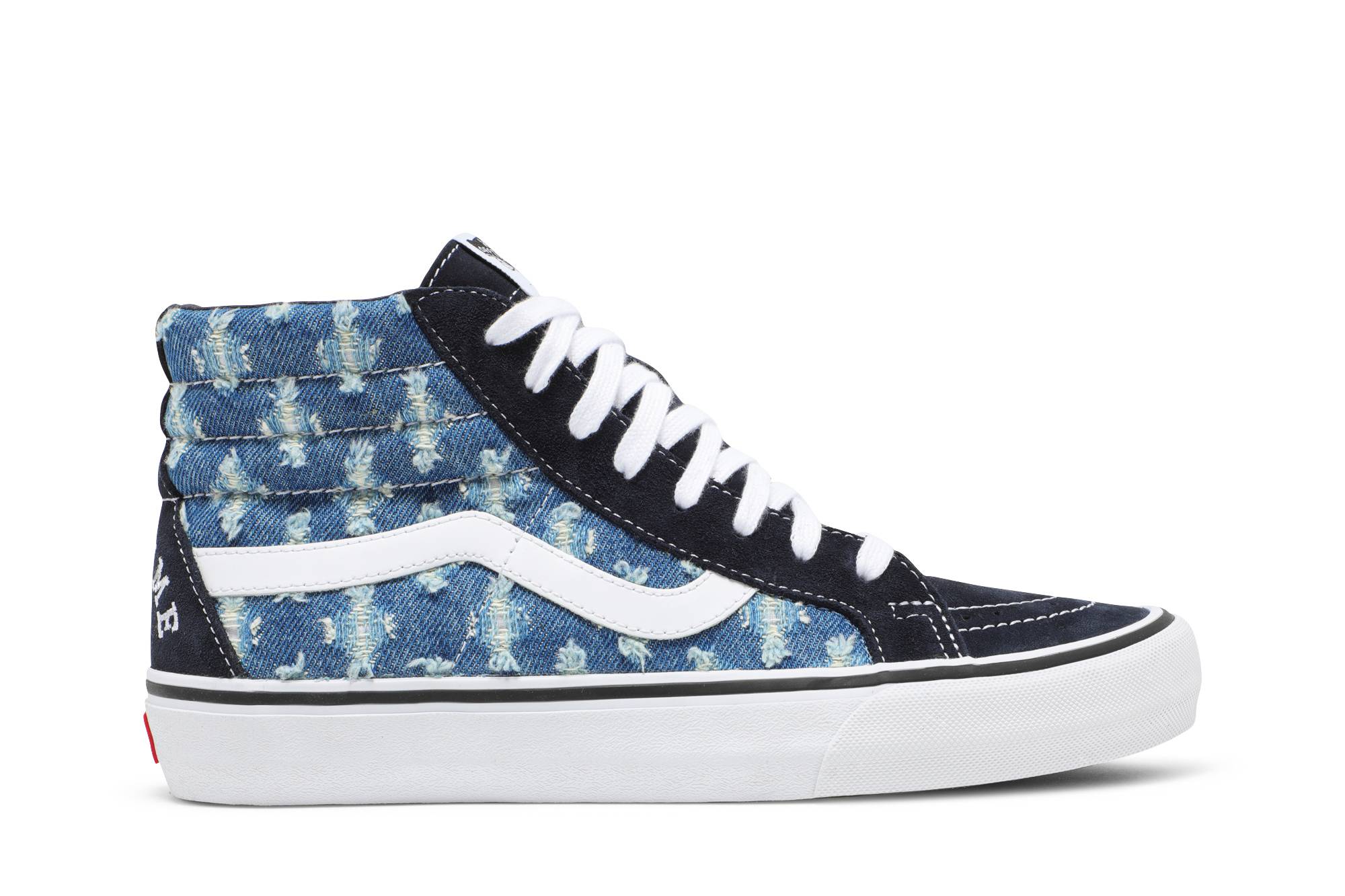 Supreme x Vans Sk8-Hi 'Blue Hole Punch Denim' VN0A38Z32DD