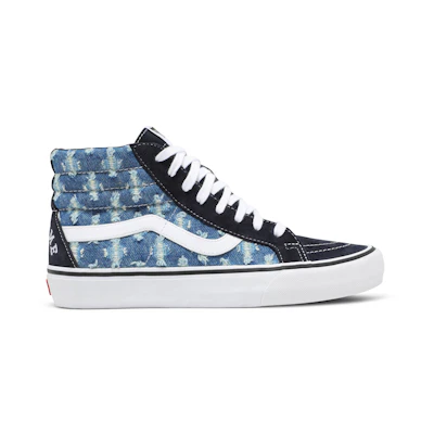 Supreme Vans Sk8-Hi 'Blue Hole Punch Denim'