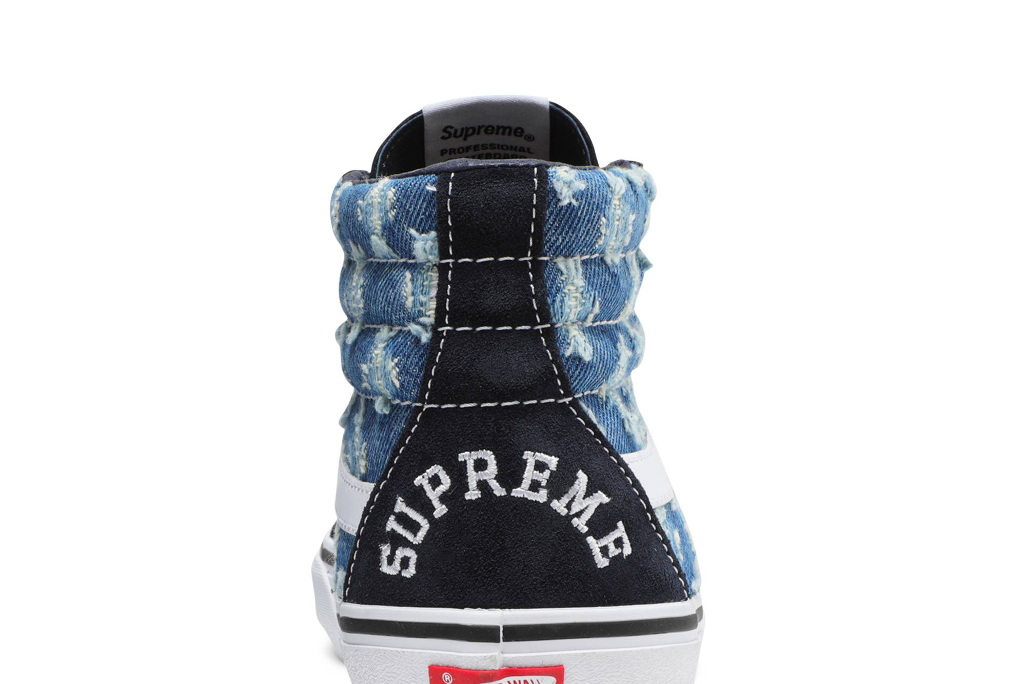 Sizing Supreme x Vans Sk8-Hi 'Denim Azul Hole Punch' VN0A38Z32DD