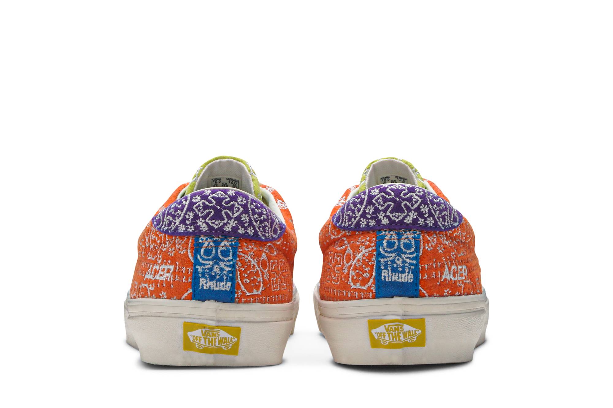 Details for Rhude x Vans Acer Ni SP 'Bandana - Multicolor' VN0A4UWY2F7