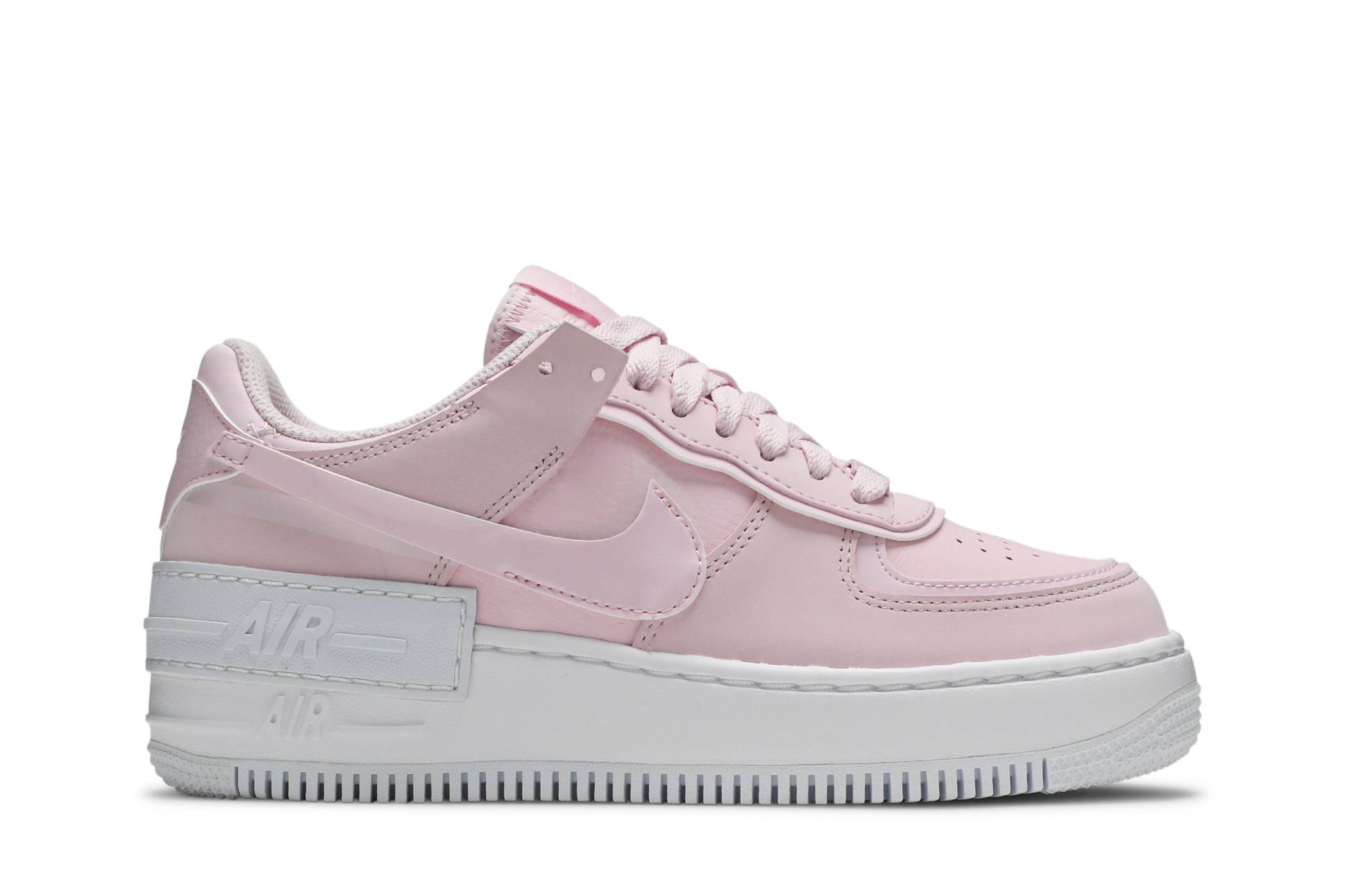 pink foam air force 1 shadow