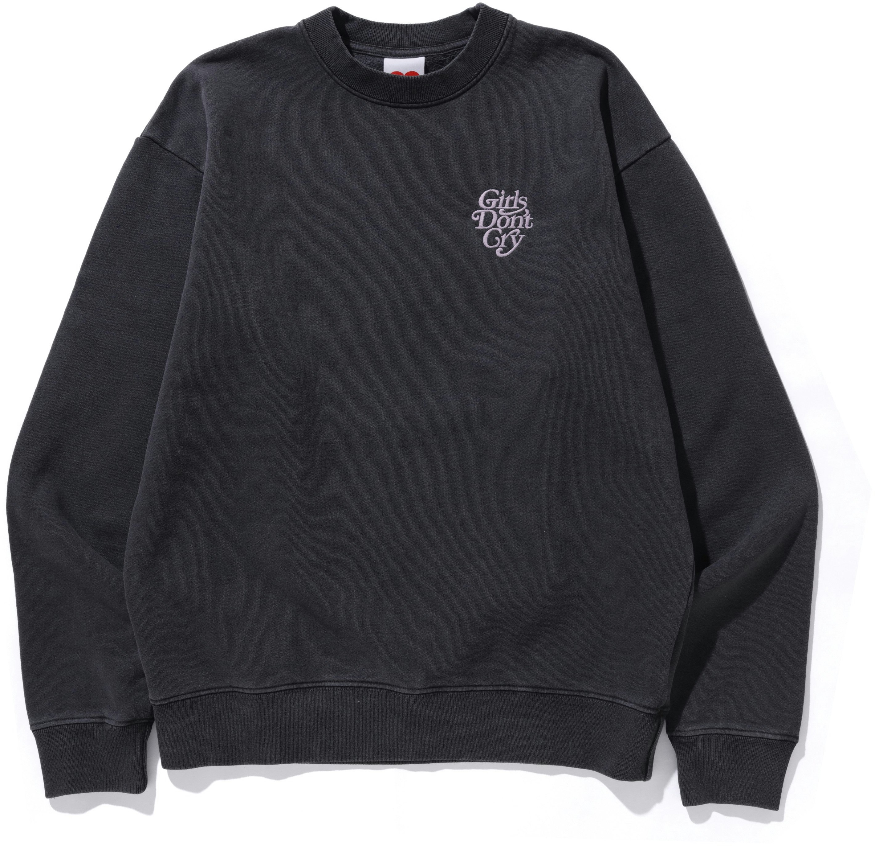 girls-don-t-cry-logo-crewneck-black-lavender