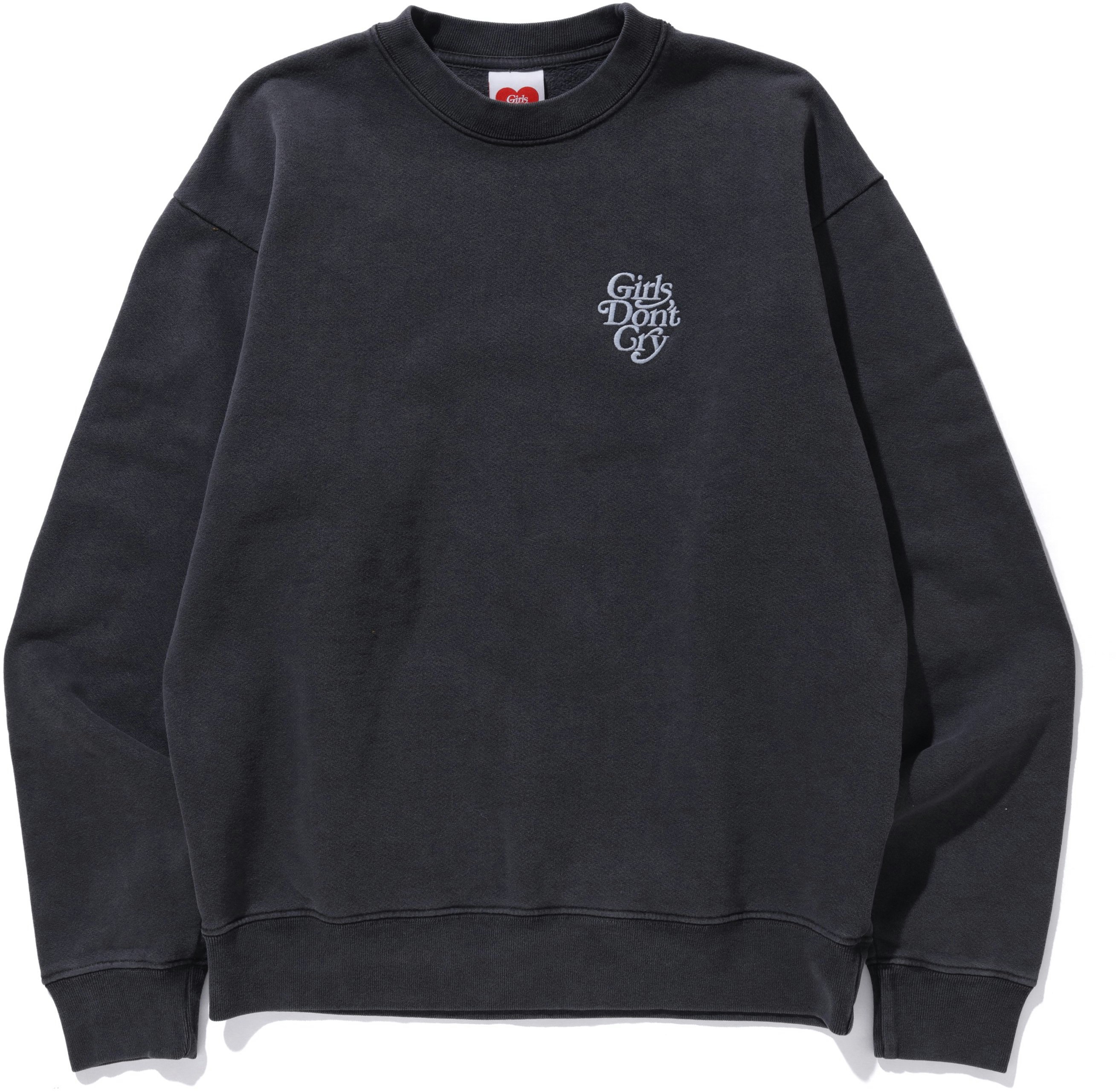 girls-don-t-cry-logo-crewneck-black-baby-blue