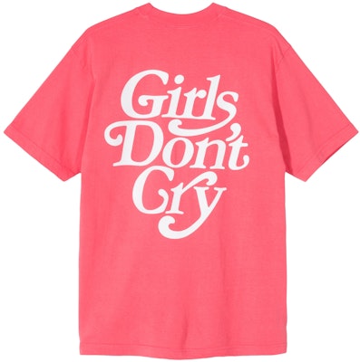 Girls Don't Cry Logo T‑Shirt Pink - Novelship