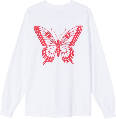 Girls Don't Cry Butterfly L/S T‑Shirt White - Novelship