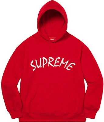 Supreme FTP Arc Hooded Sweatshirt Red - Novelship