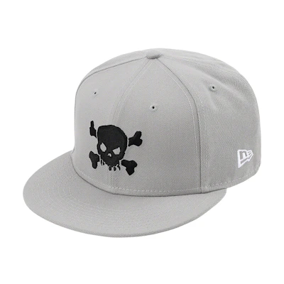 Supreme Skull New Era Grey