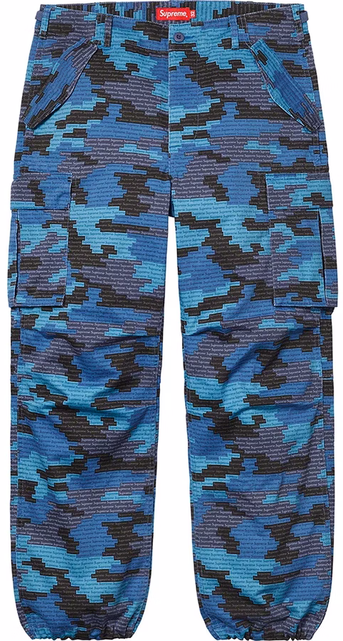 Supreme Cargo Pant Blue Camo Novelship