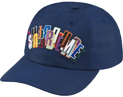 Supreme Stacked Cordura 6-Panel Navy Supreme Stacked Cordura 6-Panel Navy