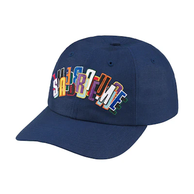 Supreme Stacked Cordura 6-Panel Navy