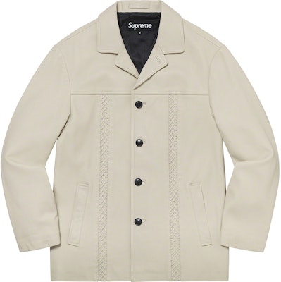 シュプリーム 編込レザーコート サンド
Buy シュプリーム 編込レザーコート サンド