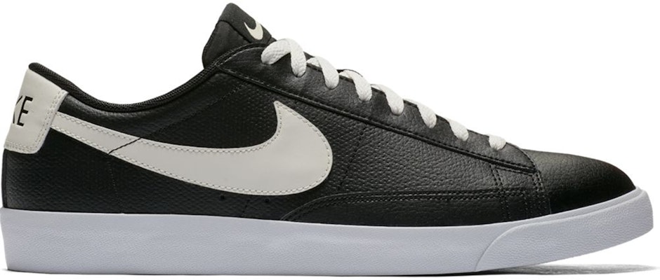 Nike blazer low leather sales black