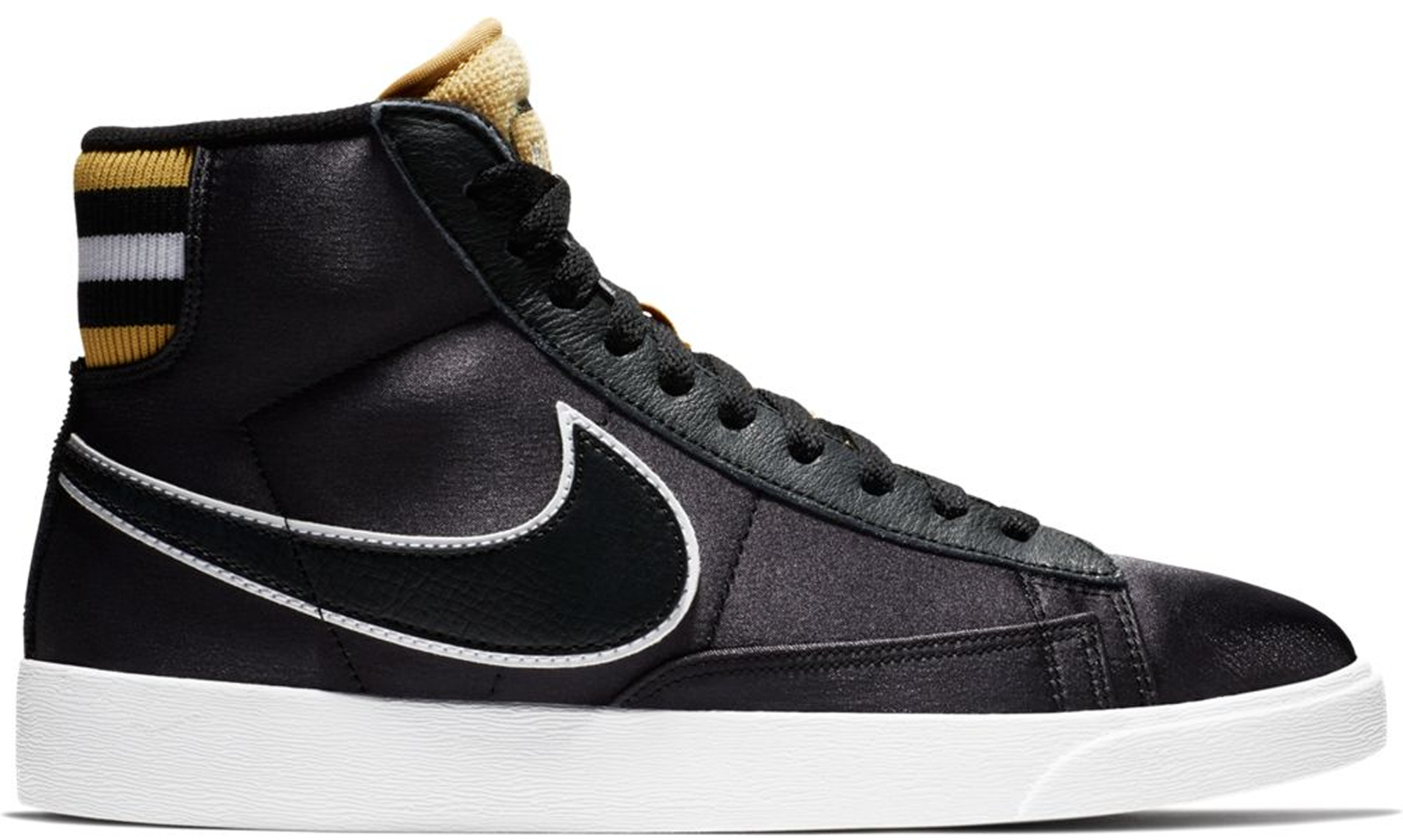 black mid blazer nike