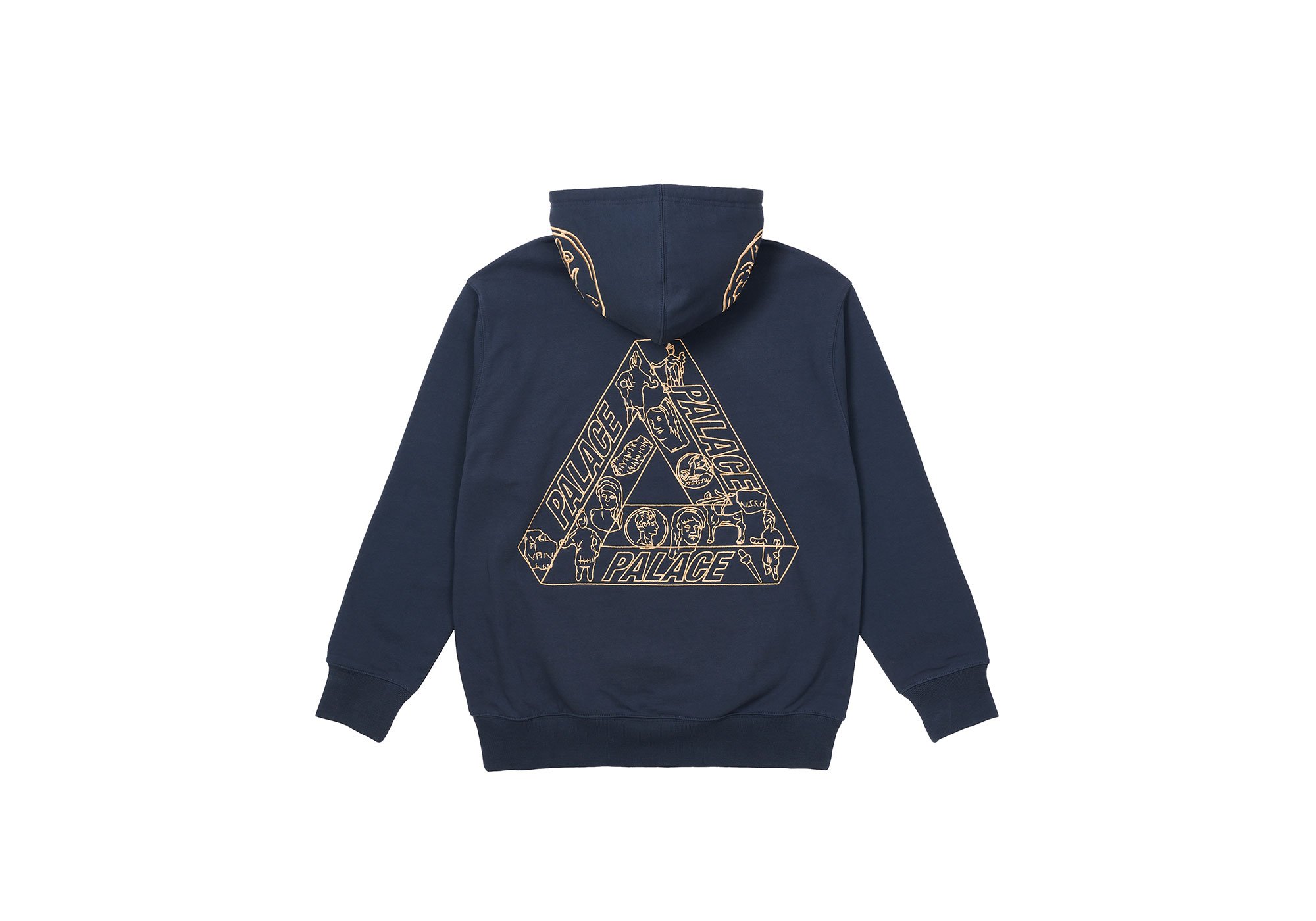 navy palace hoodie