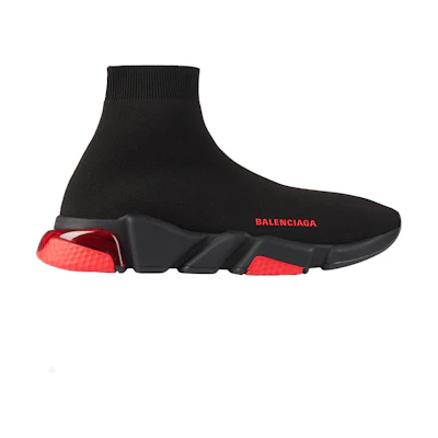 Balenciaga Speed Sneaker 'Clearsole - Black Red'