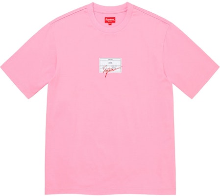 Supreme shirt label hot sale