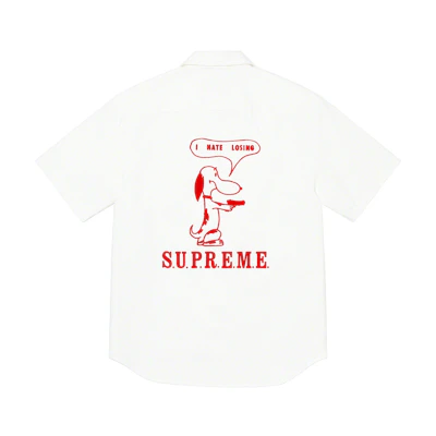 Supreme Dog S/S Work Shirt White