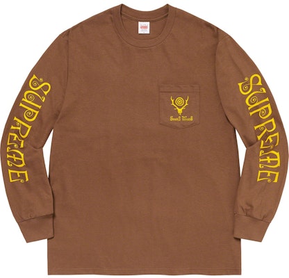 Supreme®/SOUTH2 WEST8 長袖ポケットT(ブラウン)
Buy Supreme®/SOUTH2 WEST8 長袖ポケットT(ブラウン)