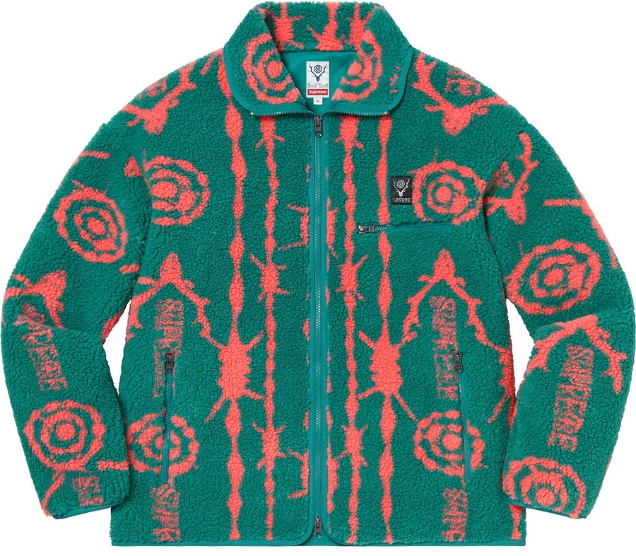 supreme-south-2-west-8-fleece-jacket-teal