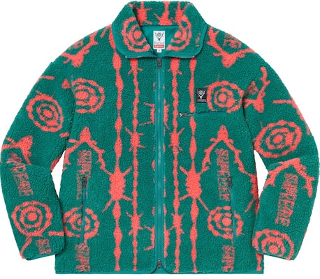 Supreme®/SOUTH2 WEST8 Fleece Jacket Teal Buy Supreme®/SOUTH2 WEST8 Fleece Jacket Teal