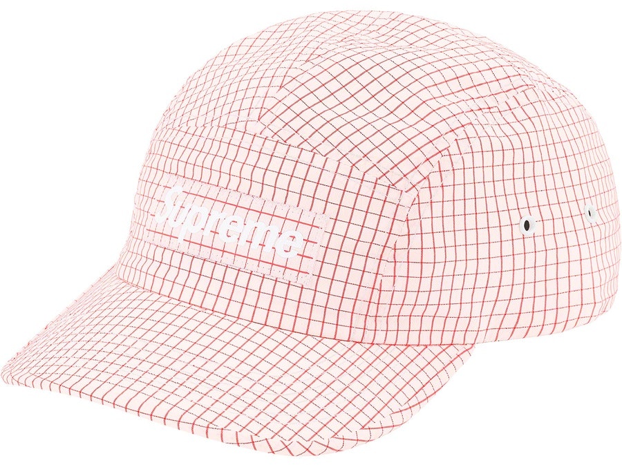 supreme-2-tone-ripstop-camp-cap-white