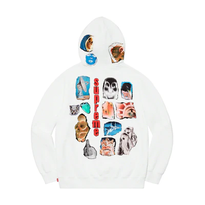 Supreme Invert Hooded Sweatshirt White