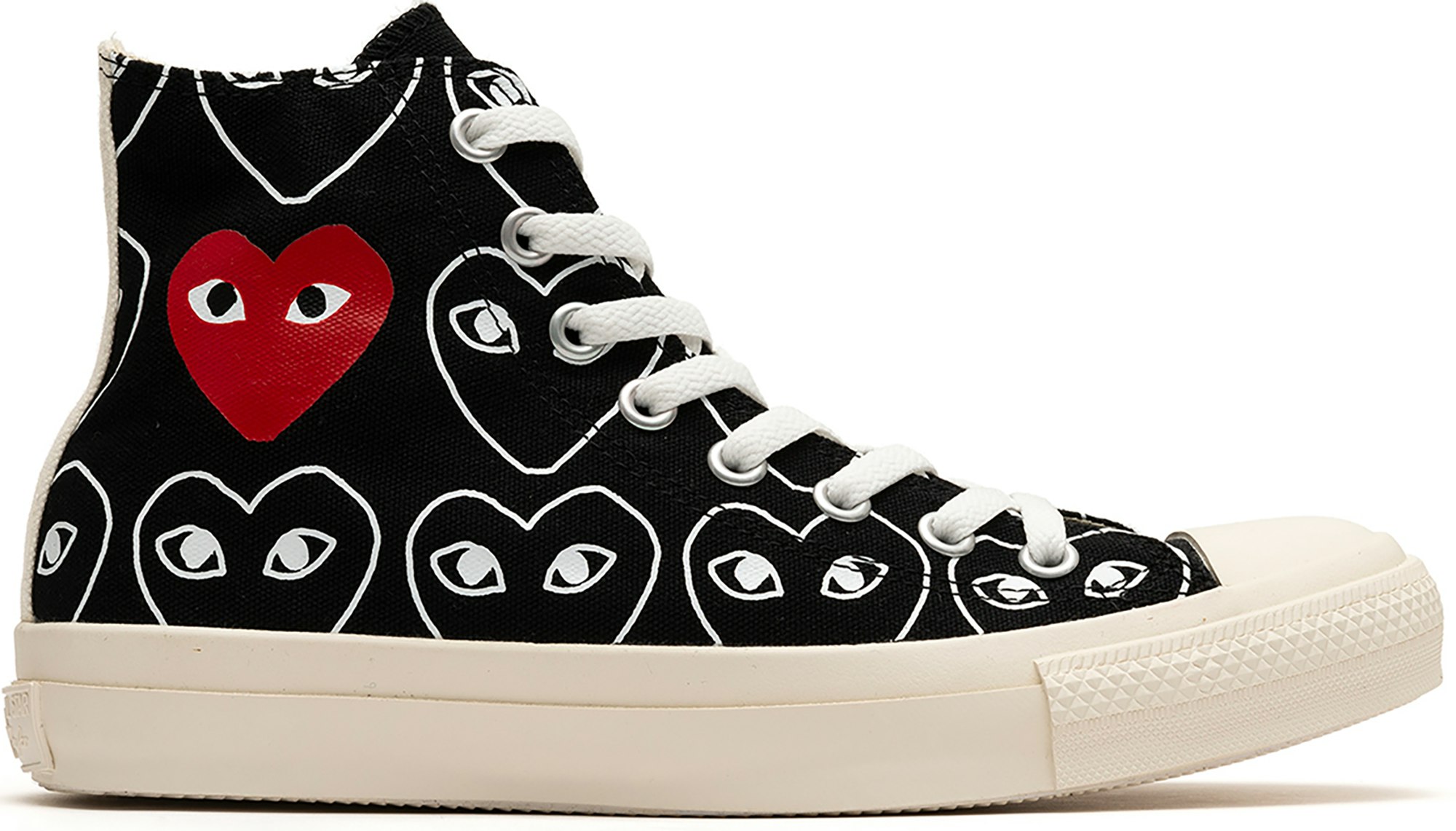 Comme des Garcons PLAY x Converse Chuck Taylor All Star 70 High All Over Print Black 168982C 168982C Novelship