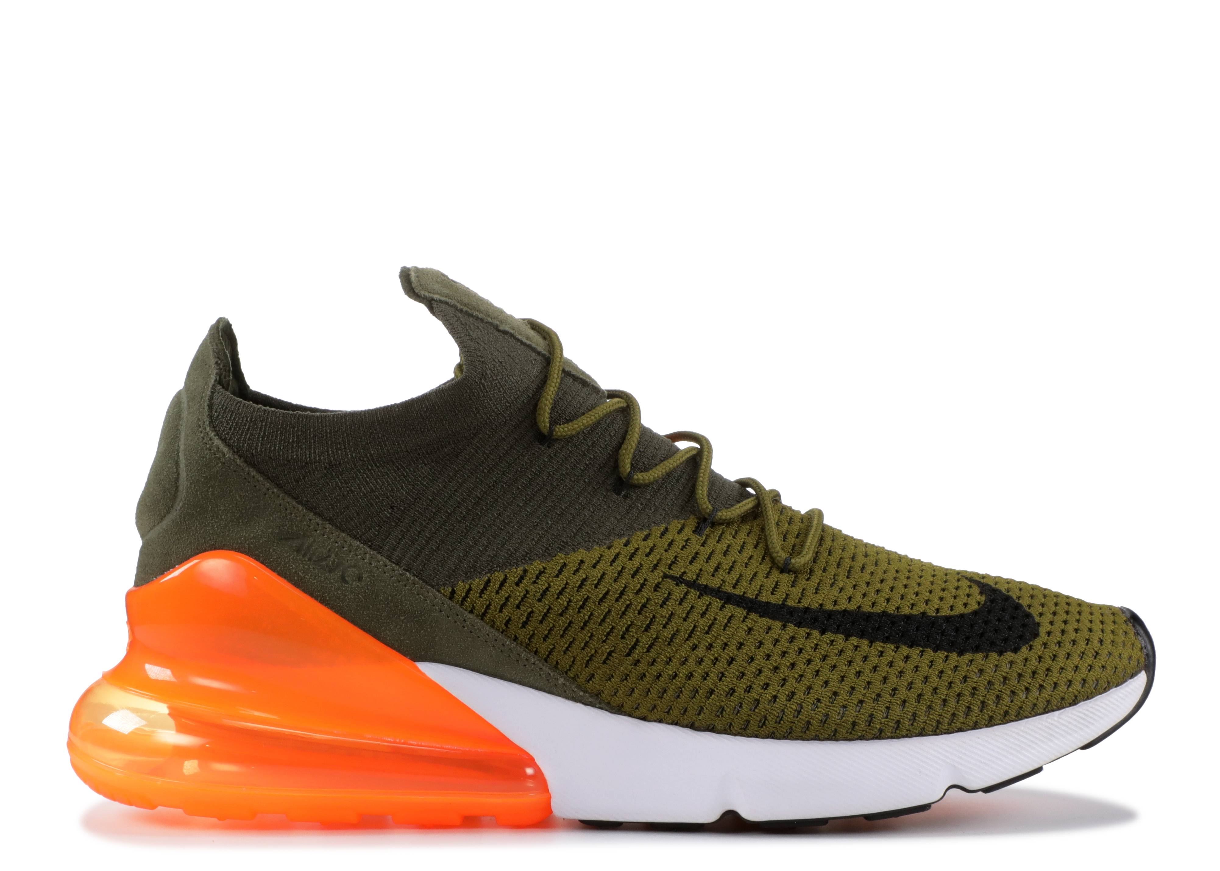nike air max 270 flyknit olive flak