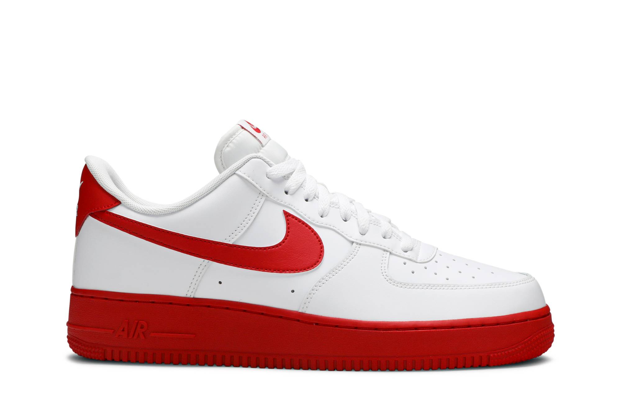 red bottom air force 1 mens