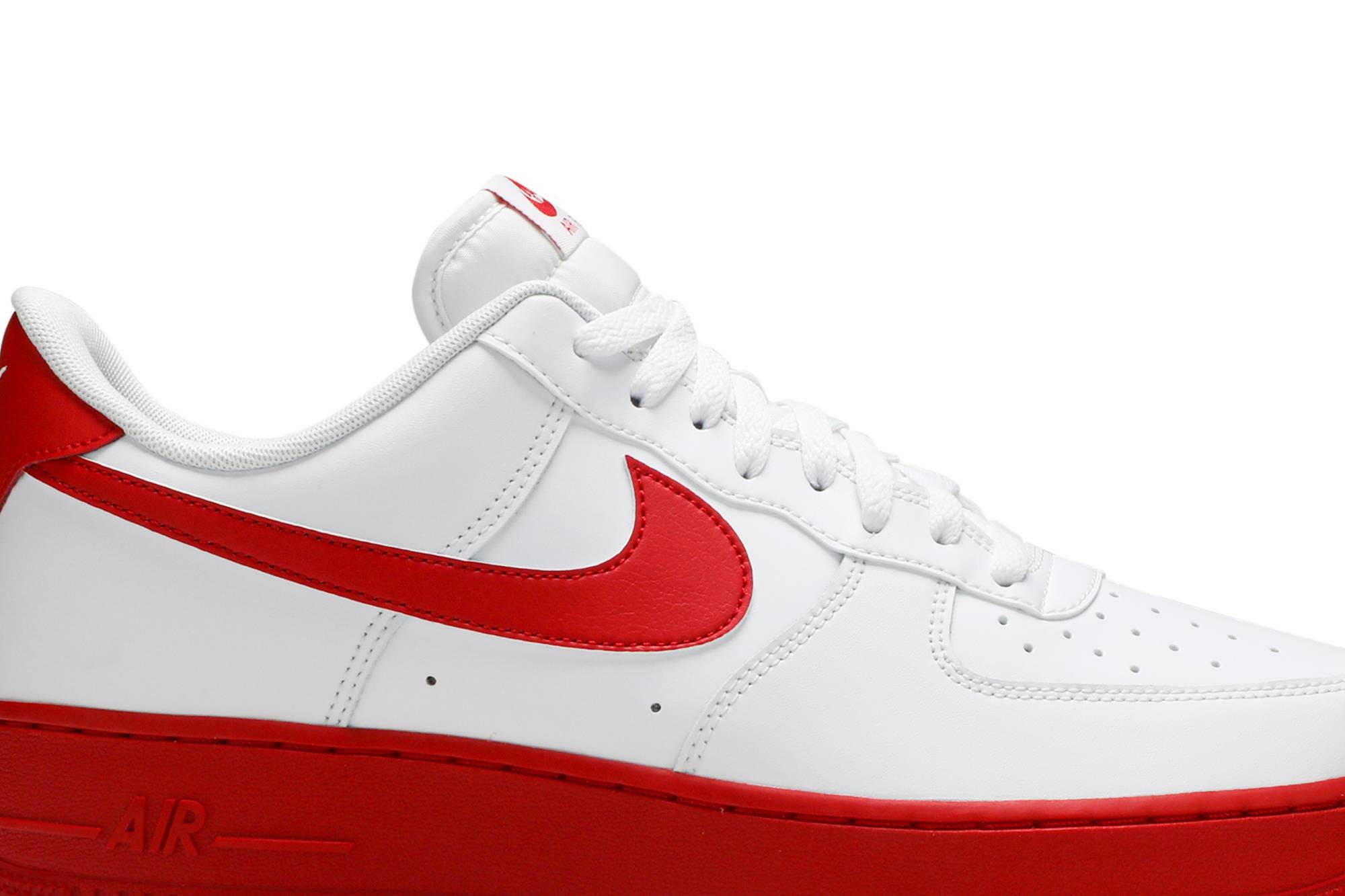 red bottom nike air force 1