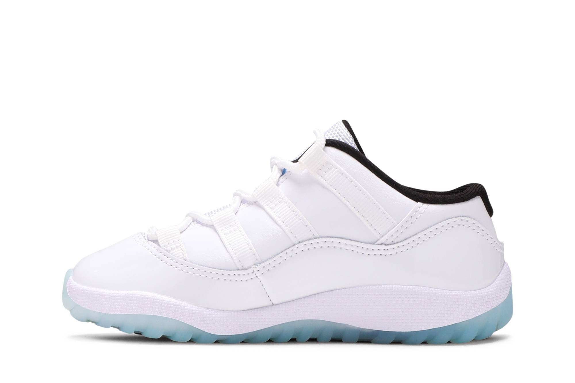 retro 11 low legend blue on feet